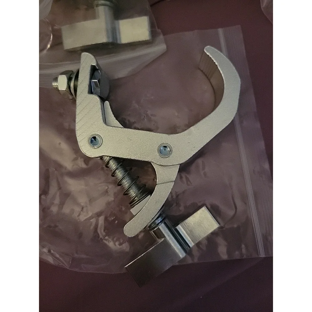 10pc/truss 40-60mm foldable clamps 100KG adjustable moving head 75-120mm bracket